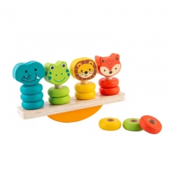 Wooden Animal Balance Mini 17pcs