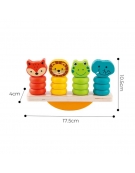 Wooden Animal Balance Mini 17pcs