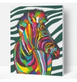 Diamond Painting Kit on Canvas 30x40cm Zebra