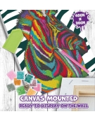 Diamond Painting Kit on Canvas 30x40cm Zebra