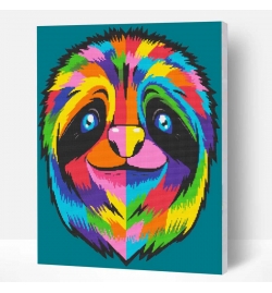 Diamond Painting Kit on Canvas 30x40cm Sloth