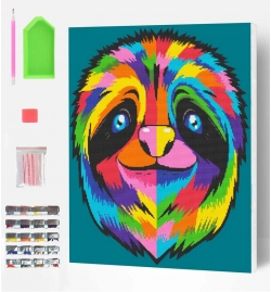 Diamond Painting Kit on Canvas 30x40cm Sloth