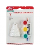 DIY Christmas Ornaments - Plaster Christmas Tree