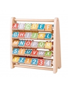 Wooden Educational Abacus Counting Beads & ABC