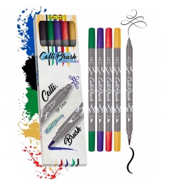 Set Calli.Brush Pen Markers 5 pcs Classic Edition - Online