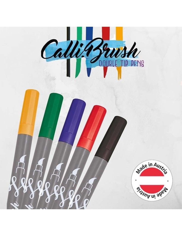 Set Calli.Brush Pen Markers 5 pcs Classic Edition - Online