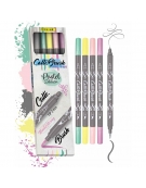 Set Calli.Brush Pen Markers 5 pcs Pastel Edition - Online