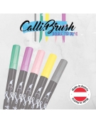 Σετ 5 Μαρκαδόροι Cali.Brush διπλή μύτη Pastel Χρώματα - Online