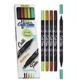 Set Calli.Brush Pen Markers 5 pcs Fresh Edition - Online