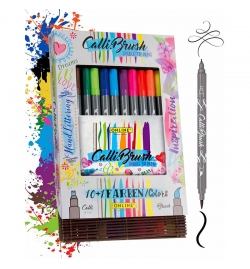 Set Calli.Brush Pen Markers Double-Tip 11pcs  - Online