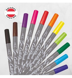 Set Calli.Brush Pen Markers Double-Tip 11pcs  - Online