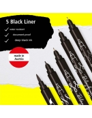 Set Calli.Brush Lettering Pen Markers 5 pcs - Online