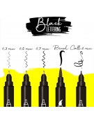 Set Calli.Brush Lettering Pen Markers 5 pcs - Online