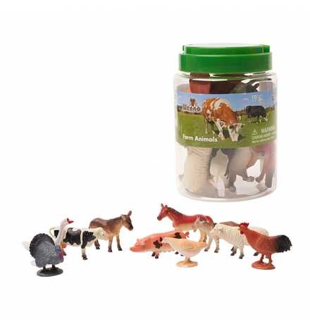 Farm Animals Set 10pcs