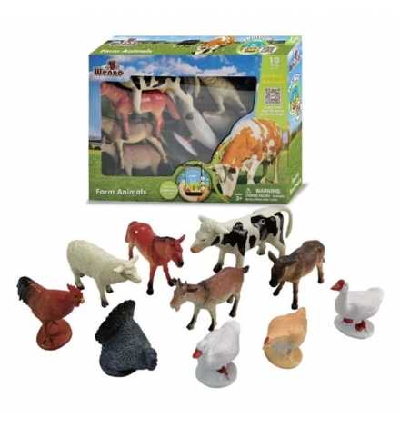 Farm Animals Set 10pcs