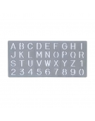 Stencils Letters & Numbers 15mm Cox