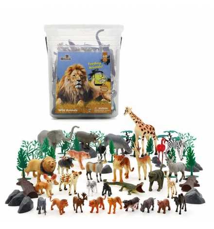 Wild Animals Set 60pcs