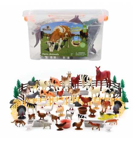 Farm Animals Set 80pcs