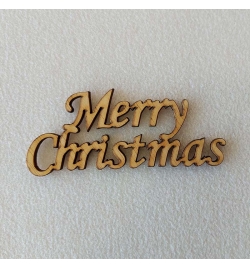 Χριστουγεννιάτικο διακοσμητικό 9cm "Merry Christmas"