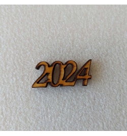 Christmas wishes LASER CUT 3cm "2024"
