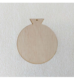 Christmas ornament LASER CUT round 20cm