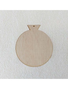 Christmas ornament LASER CUT round 20cm