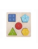 Wooden Puzzle Fraction Learning