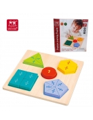 Wooden Puzzle Fraction Learning