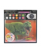 Diamond Painting Kit A4 21x29.7cm Dinosaurs T-Rex