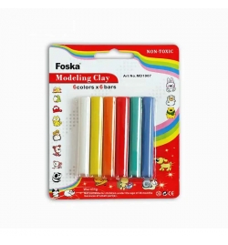 Modeling Clay 6 colors 70gr - Foska