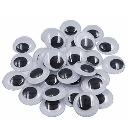 Wiggle Eyes 18mm - 40pcs