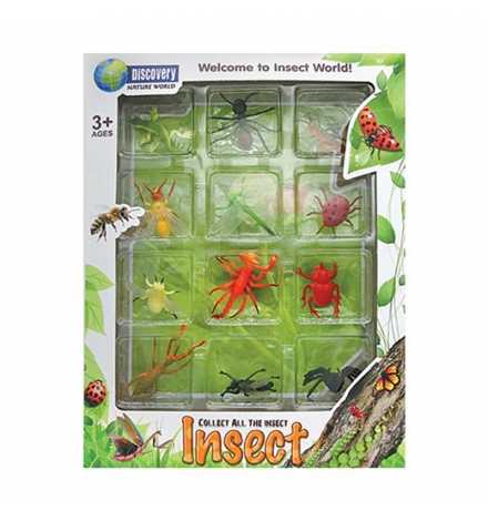 Σετ Έντομα Insect World 12pcs