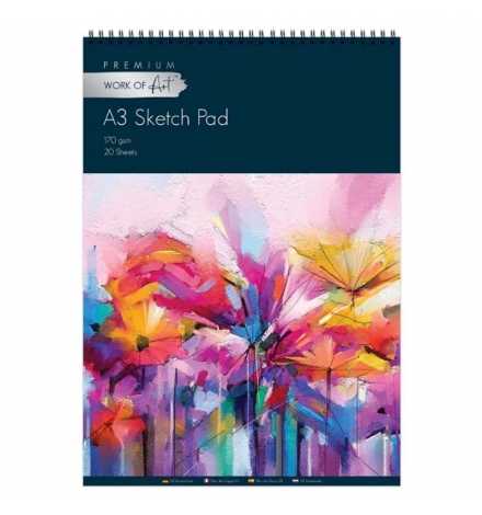 Spiral Sketch Pad 170gr A3 20sheets