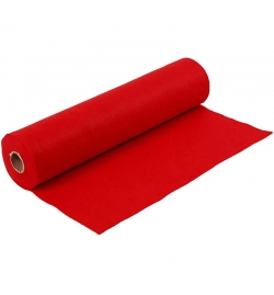 Felt Roll 45cm x 5m Red