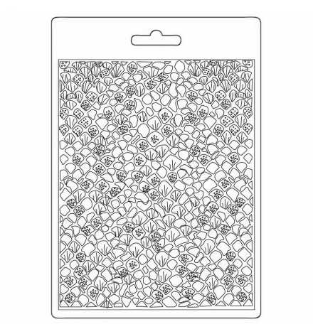 Soft Maxi Mould A5 "Songs of the Sea mermaid scales" - Stamperia