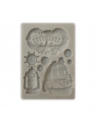 Silicone Mold  A6 "Songs of the Sea Adventure" - Stamperia