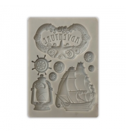 Silicone Mold  A6 "Songs of the Sea Adventure" - Stamperia