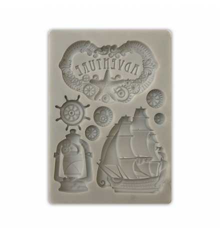 Silicone Mold  A6 "Songs of the Sea Adventure" - Stamperia