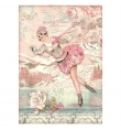 Ricepaper A4: "Sweet winter ice skater"