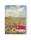 Ricepaper A4: "Sunflower Art landscape"