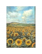 Ριζόχαρτο A4: "Sunflower Art landscape"