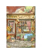 Ριζόχαρτο A4: "Sunflower Art shop"