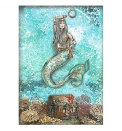 Ricepaper A4: "Songs of the Sea Mermaid"