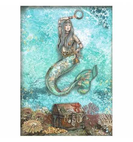 Ricepaper A4: "Songs of the Sea Mermaid"
