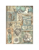 Ριζόχαρτο A4: "Songs of the Sea texture"