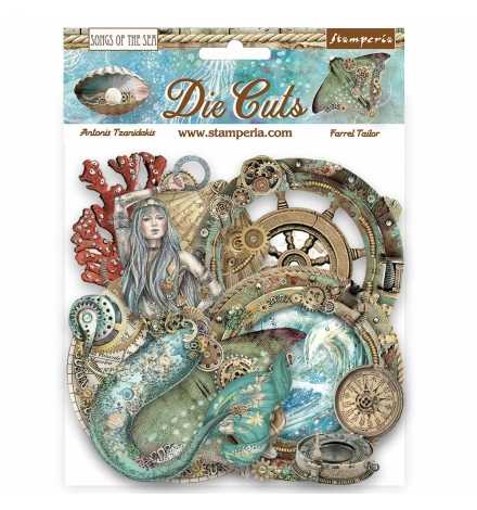 Die cuts Songs of the Sea creatures - Stamperia