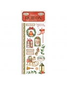 Rub-On 10.16x21.6cm Classic Christmas - Stamperia