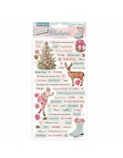 Chipboard 15x30cm Sweet Winter - Stamperia