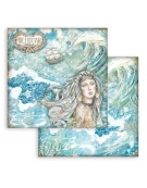 Scrapbooking paper double face "Songs of the Sea mermaid" - Stamperia