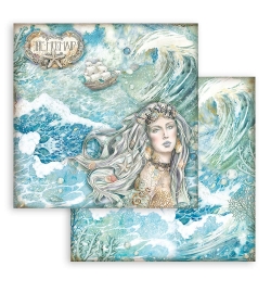 Scrapbooking paper double face "Songs of the Sea mermaid" - Stamperia